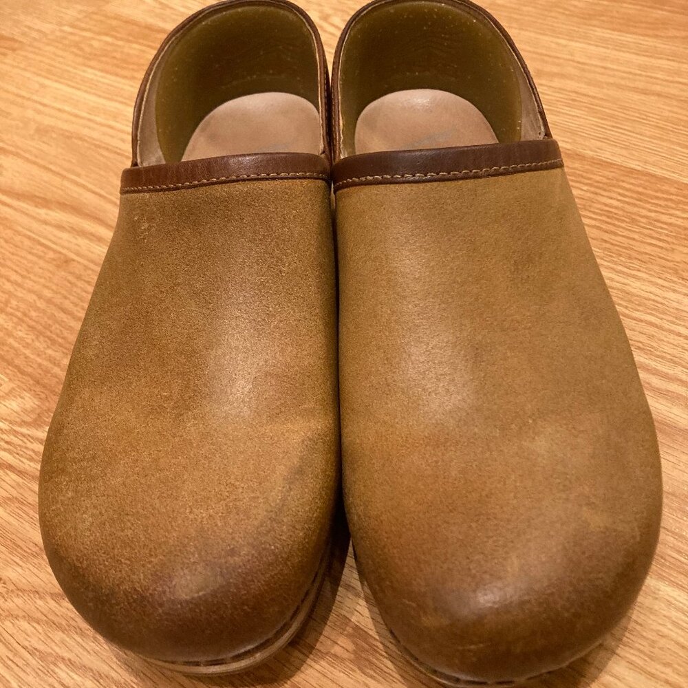 Dansko Clog Shoes - 2-tone Leather - Size 39